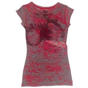 Vintage Red and Gray Tee